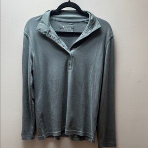 Natural Reflections Heather Gray Knit Sweater